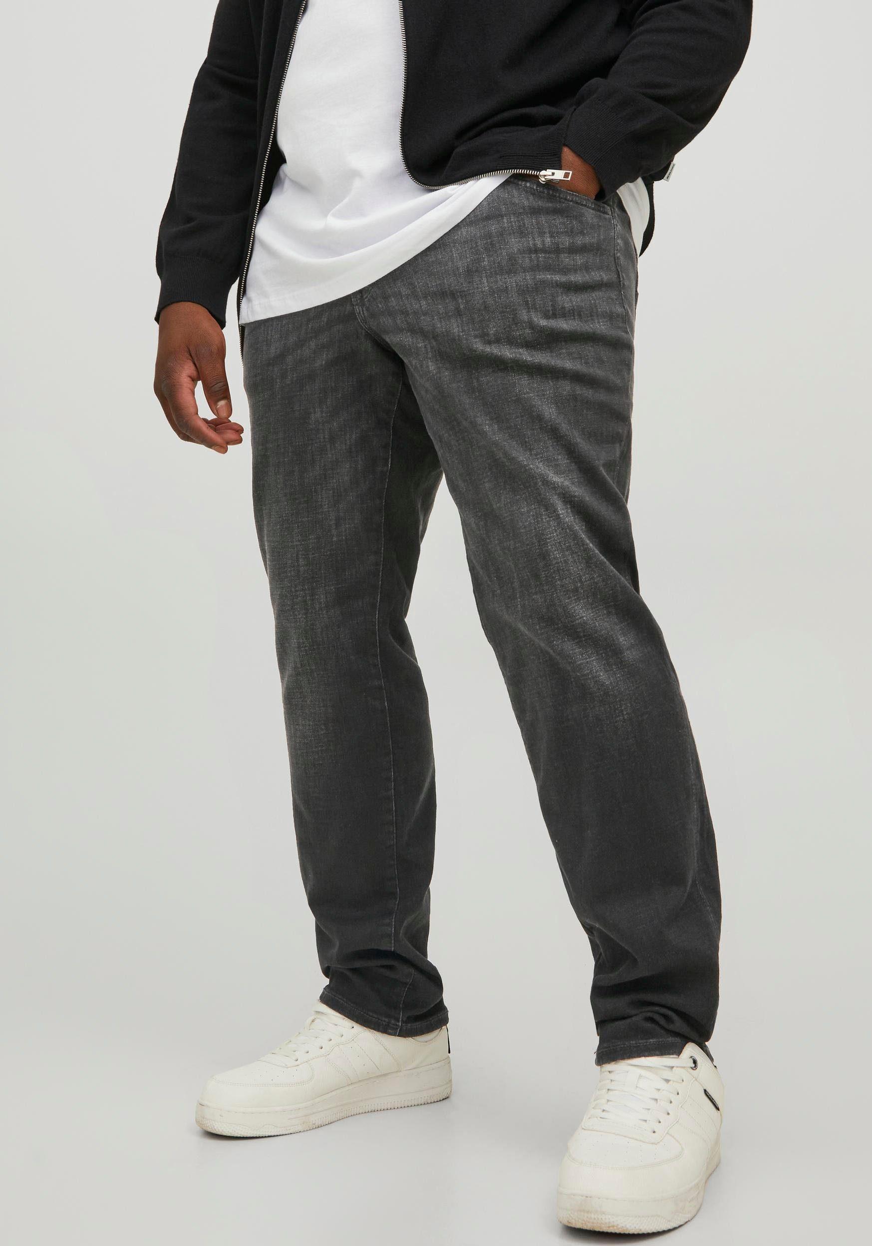 Jack & Jones PlusSize Slim Fit Jeans Glenn Fox in het Zwart voor heren |  Lyst NL