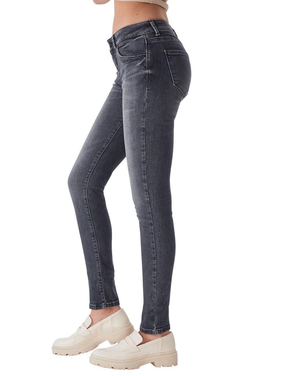 LTB Skinny-fit-Jeans NICOLE mit Stretch in Grau | Lyst DE