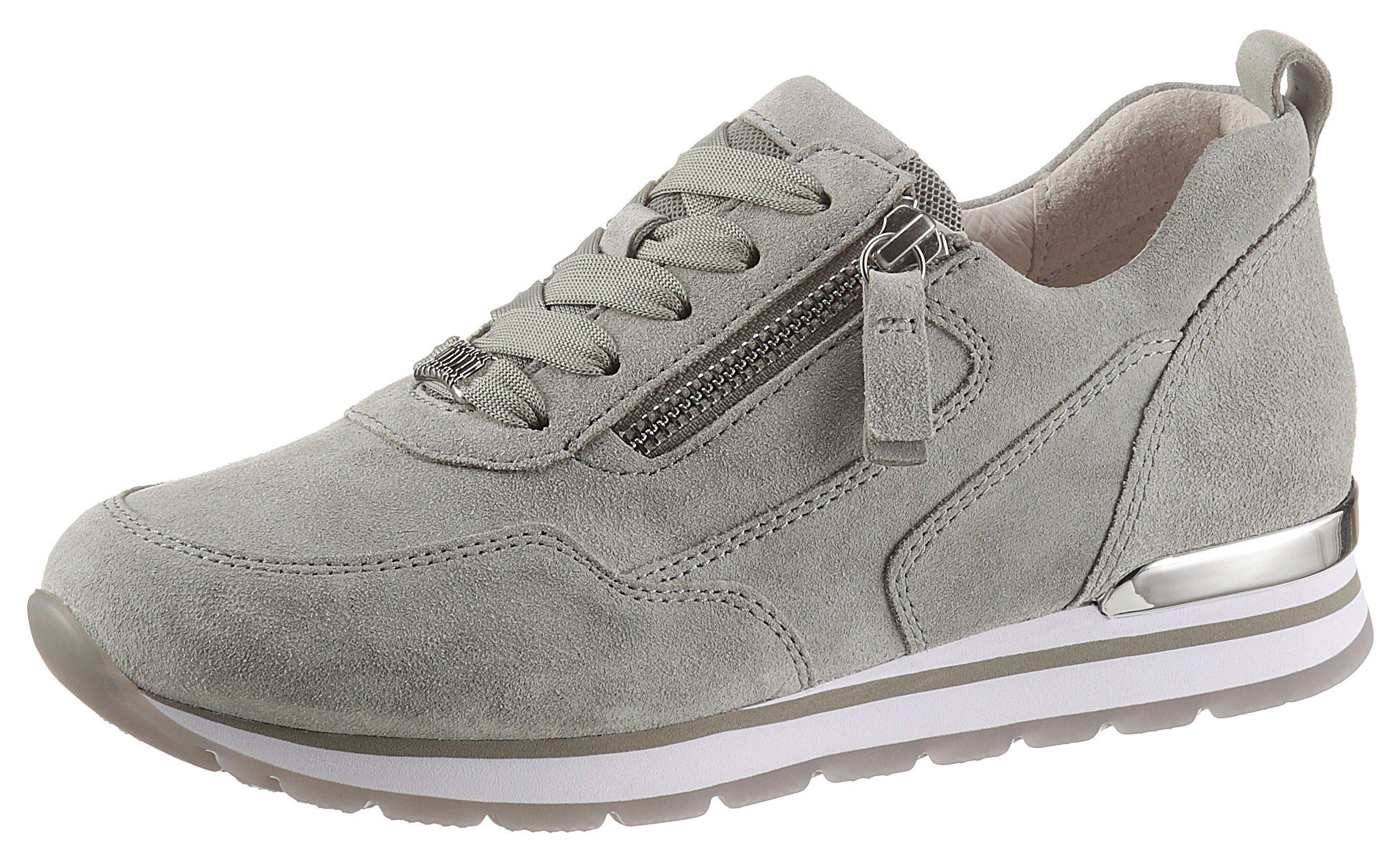Gabor Sneakers Met Sleehak York Met Rits Aan De Buitenkant in het Grijs -  Lyst