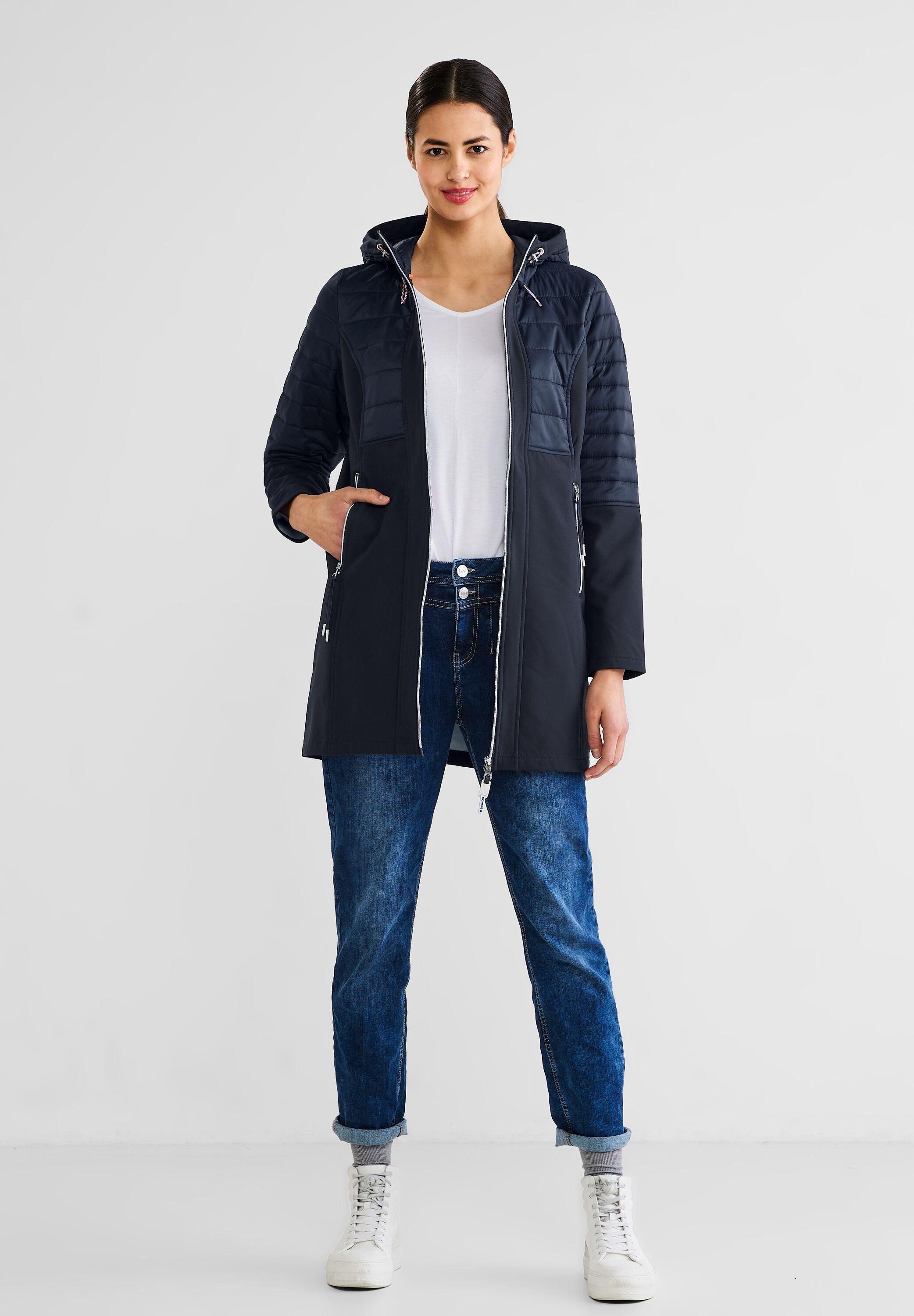 Street One Langer Softshellmantel STREET ONE Softshellmantel, Mit