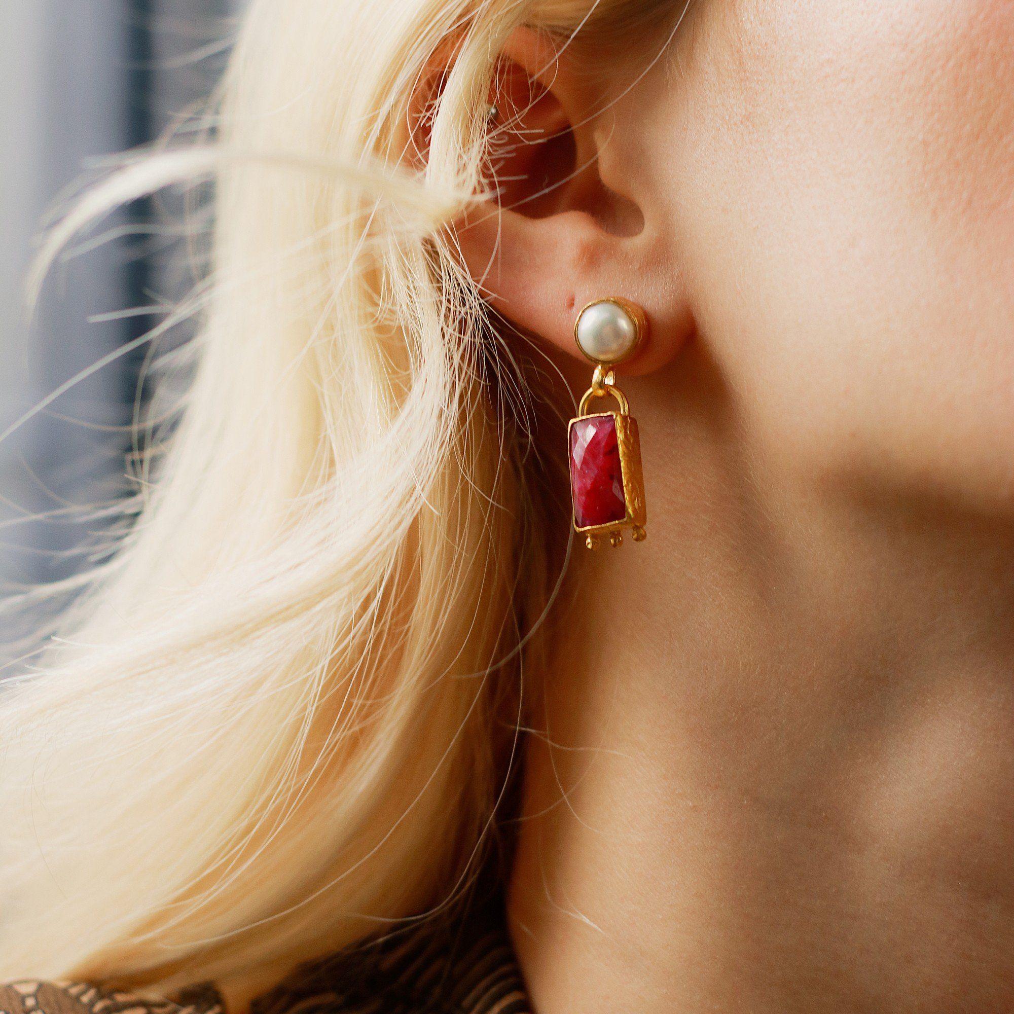ottoman hands earrings