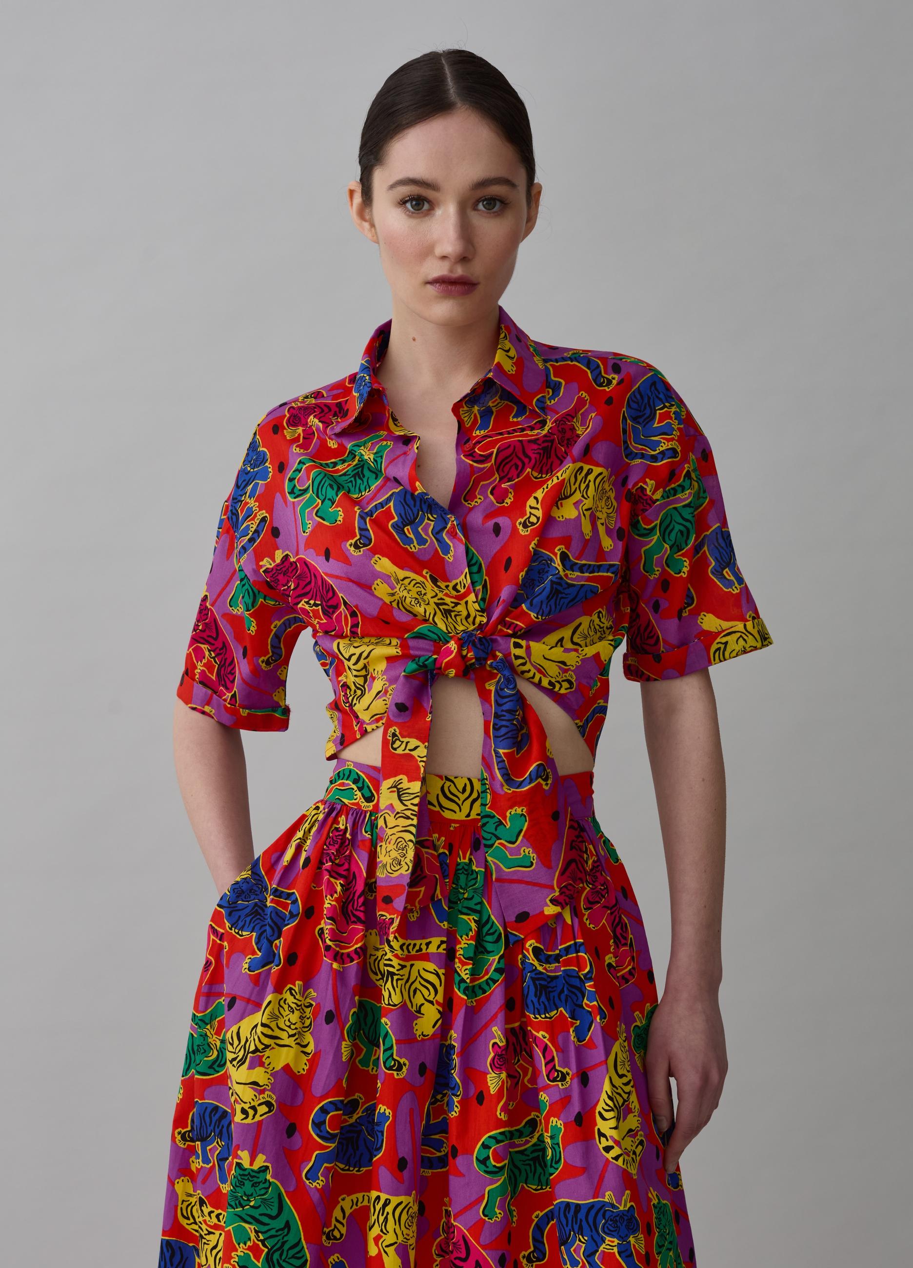Camicia con tigri hot sale
