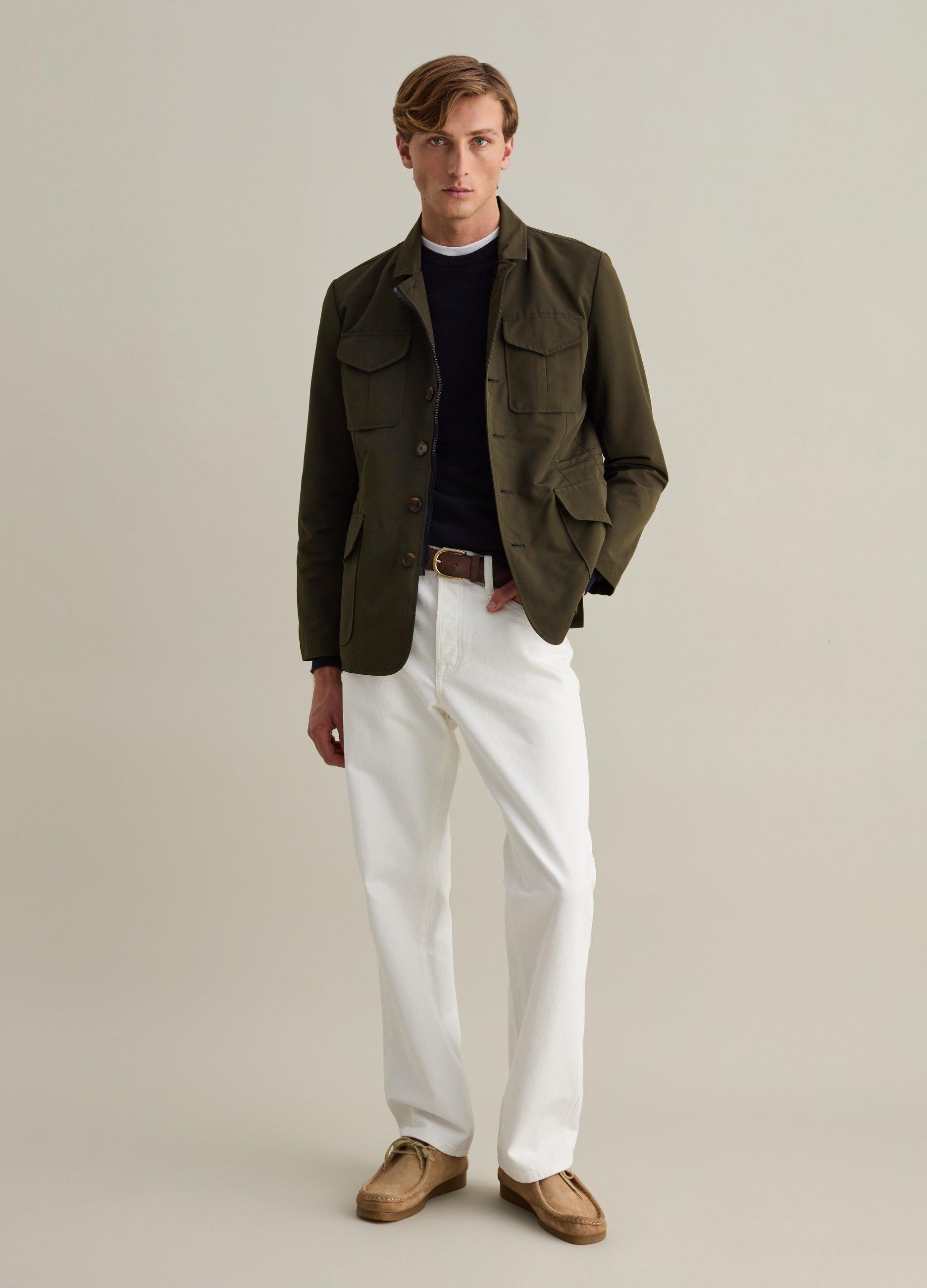 Giacca Sahariana Uomo Ovs Giacca Sahariana Con Colletto, Uomo