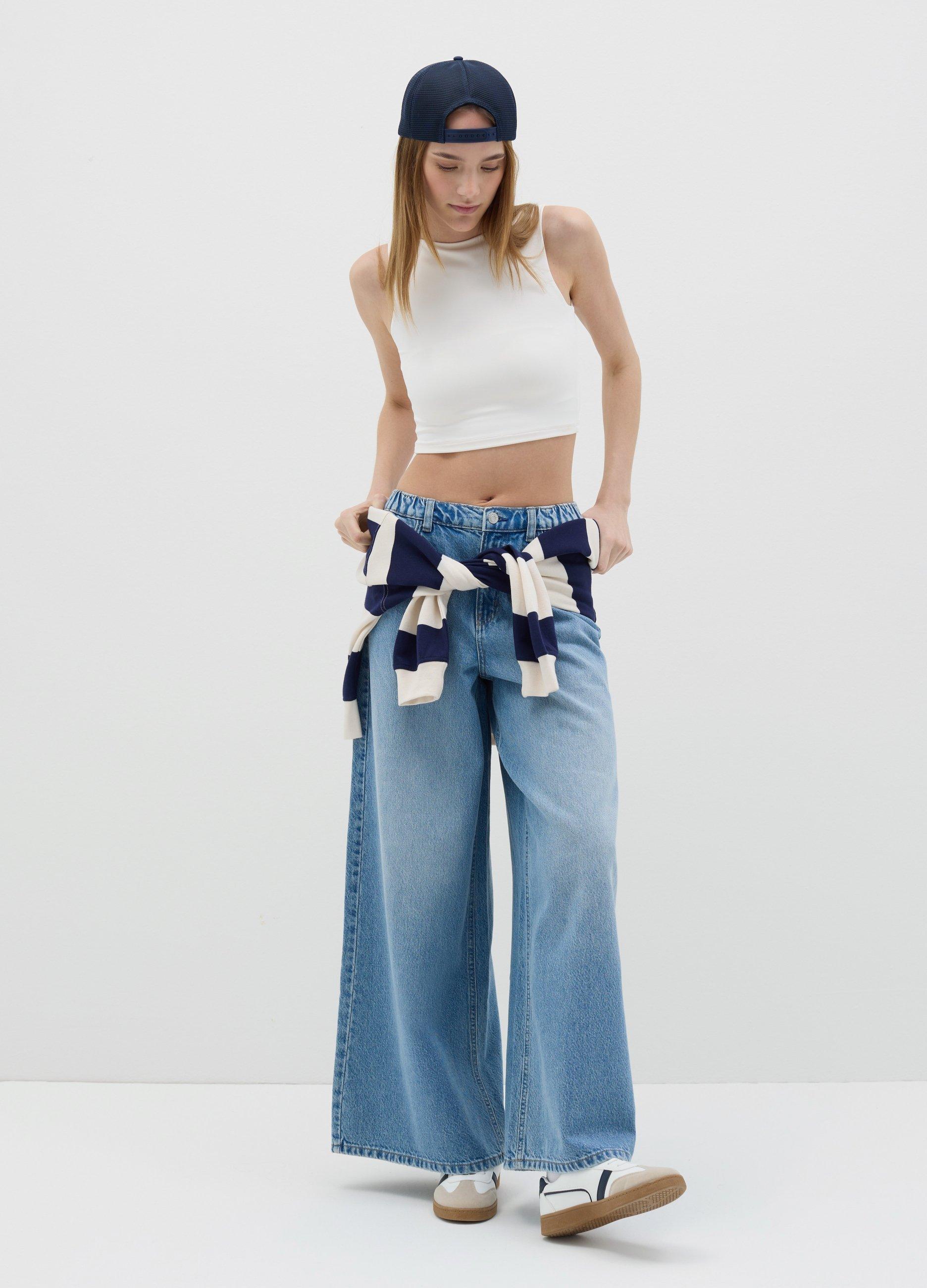 Jeans Wide Leg Oviesse Jeans Donna Denim Jacket Ovs Donna Jeans