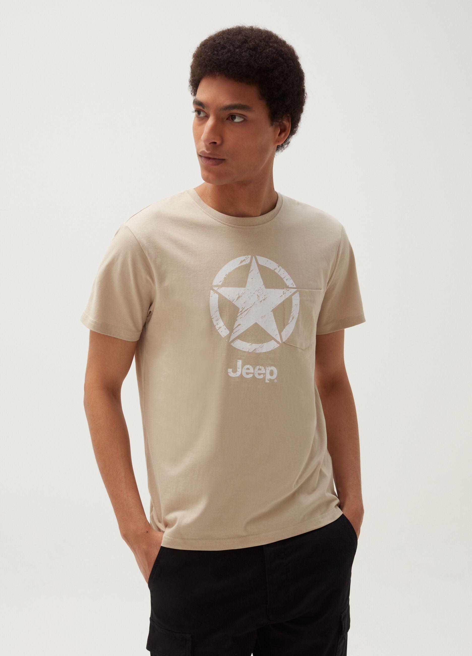 T-shirt Con Taschino E Stampa Jeep da Uomo di OVS in Neutro | Lyst