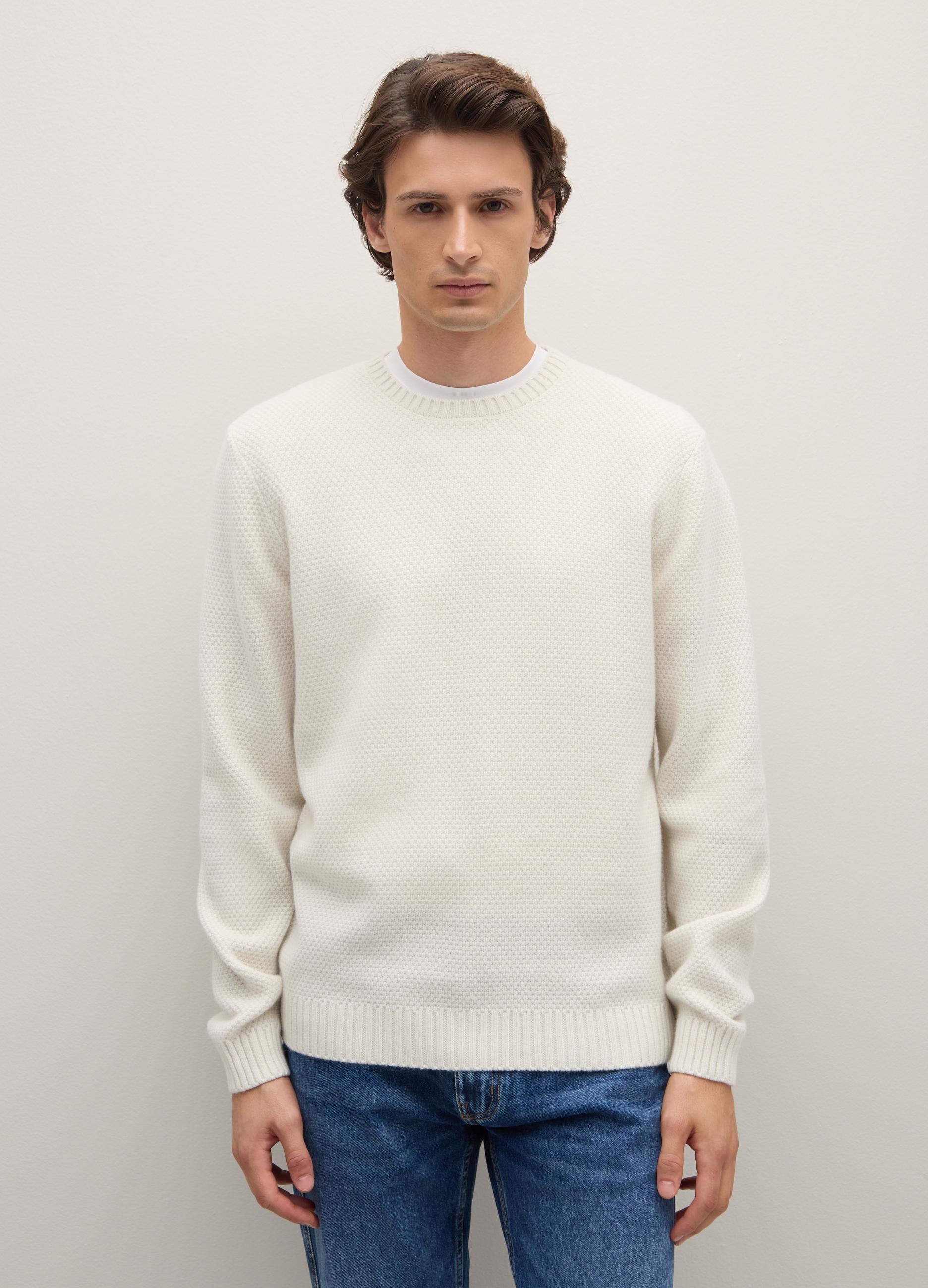 Maglione da Uomo di Piombo in Neutro Lyst