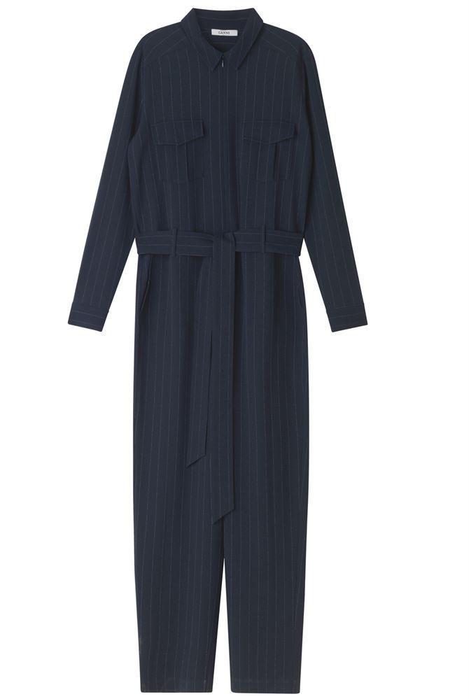 ganni clark jumpsuit