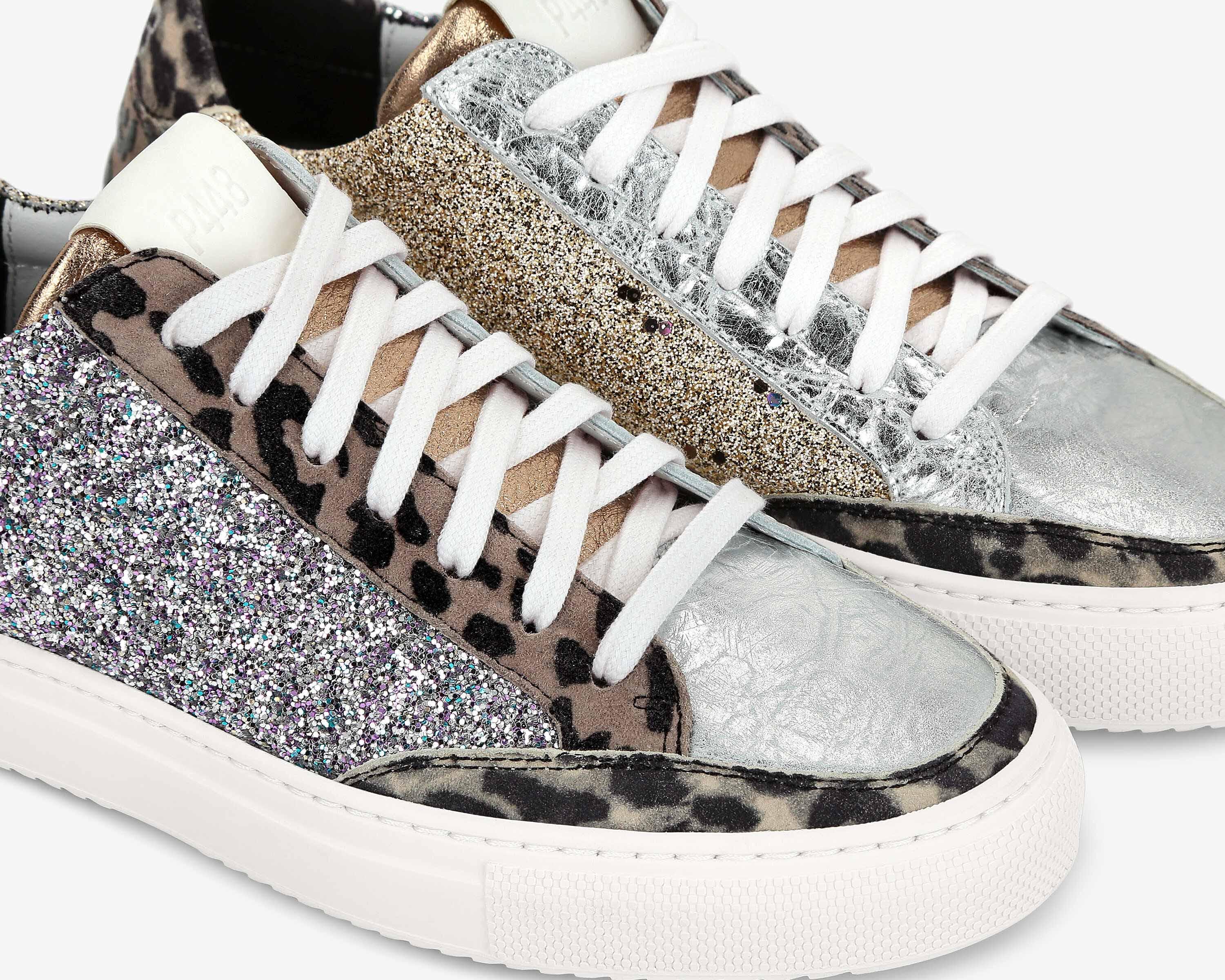 P448 Leather Soho Glitter/leopard | Lyst