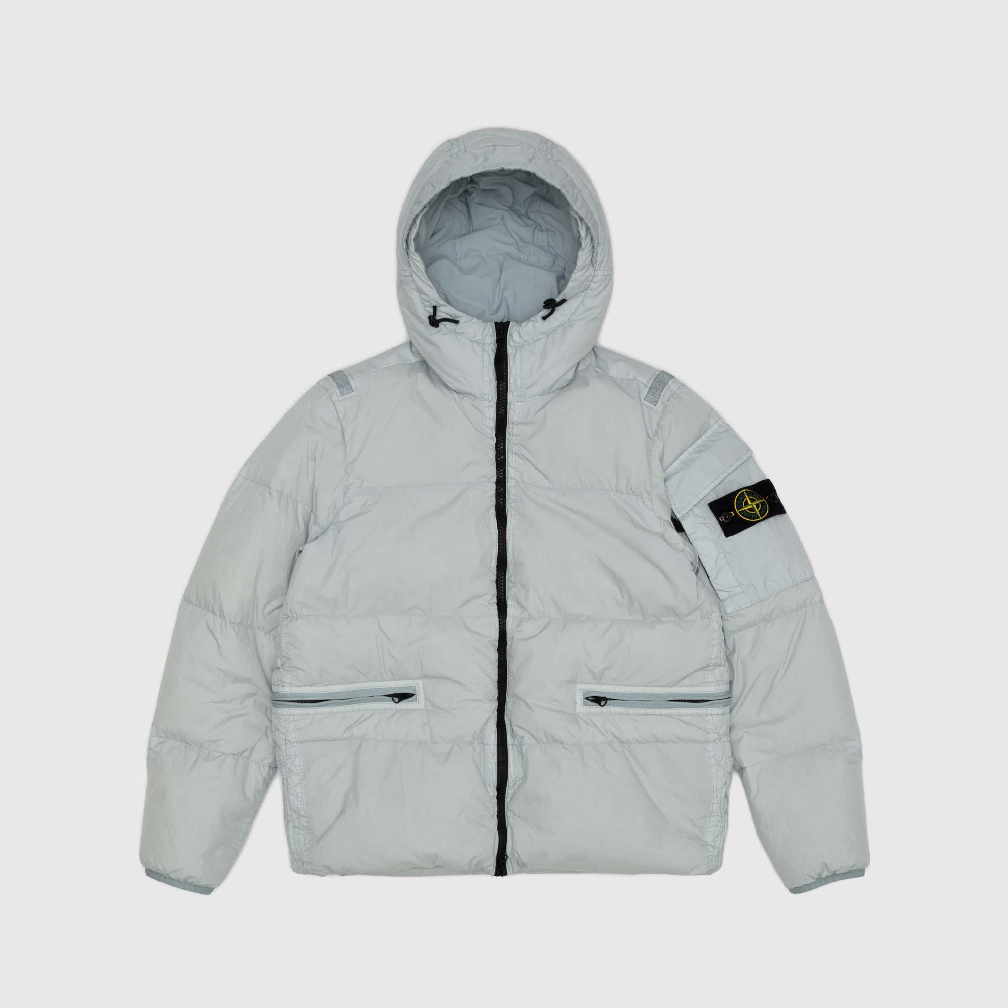 Stone Island Garment Dyed Crinkle Reps R-ny Down Jacket in Gray for Men |  Lyst