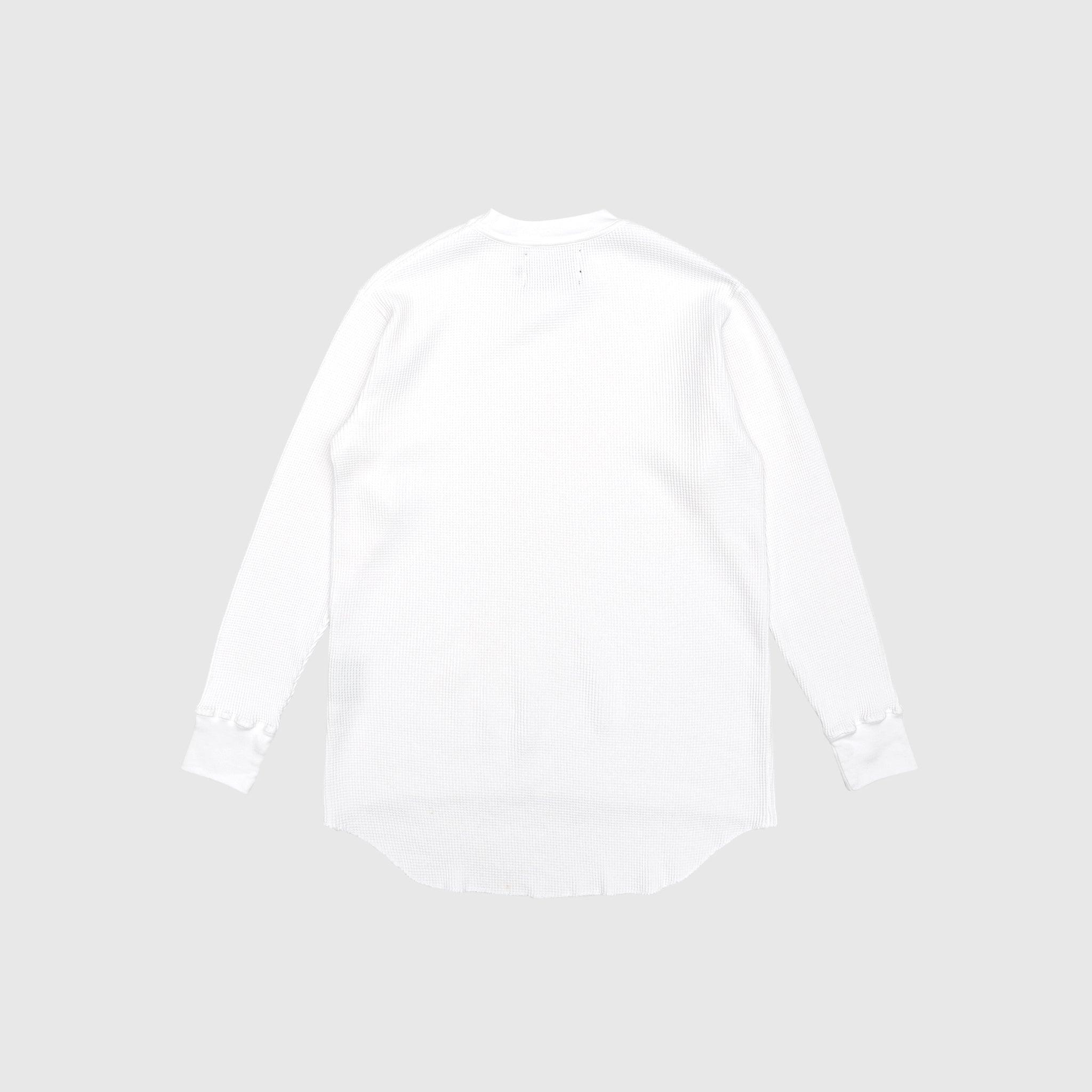 Lite Year Heavy Weight Waffleknit Thermal in White for Men | Lyst
