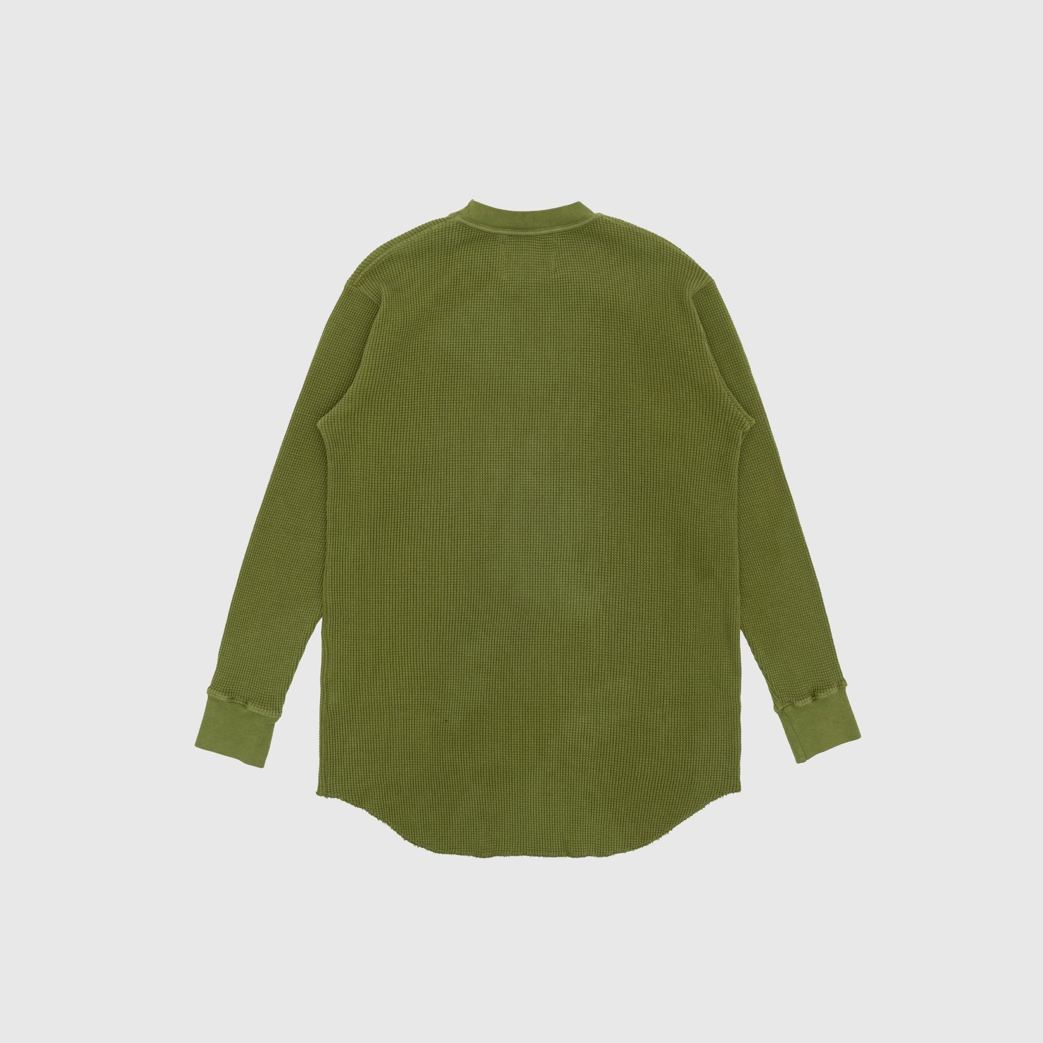Lite Year Heavy Weight Waffleknit Thermal in Green for Men | Lyst