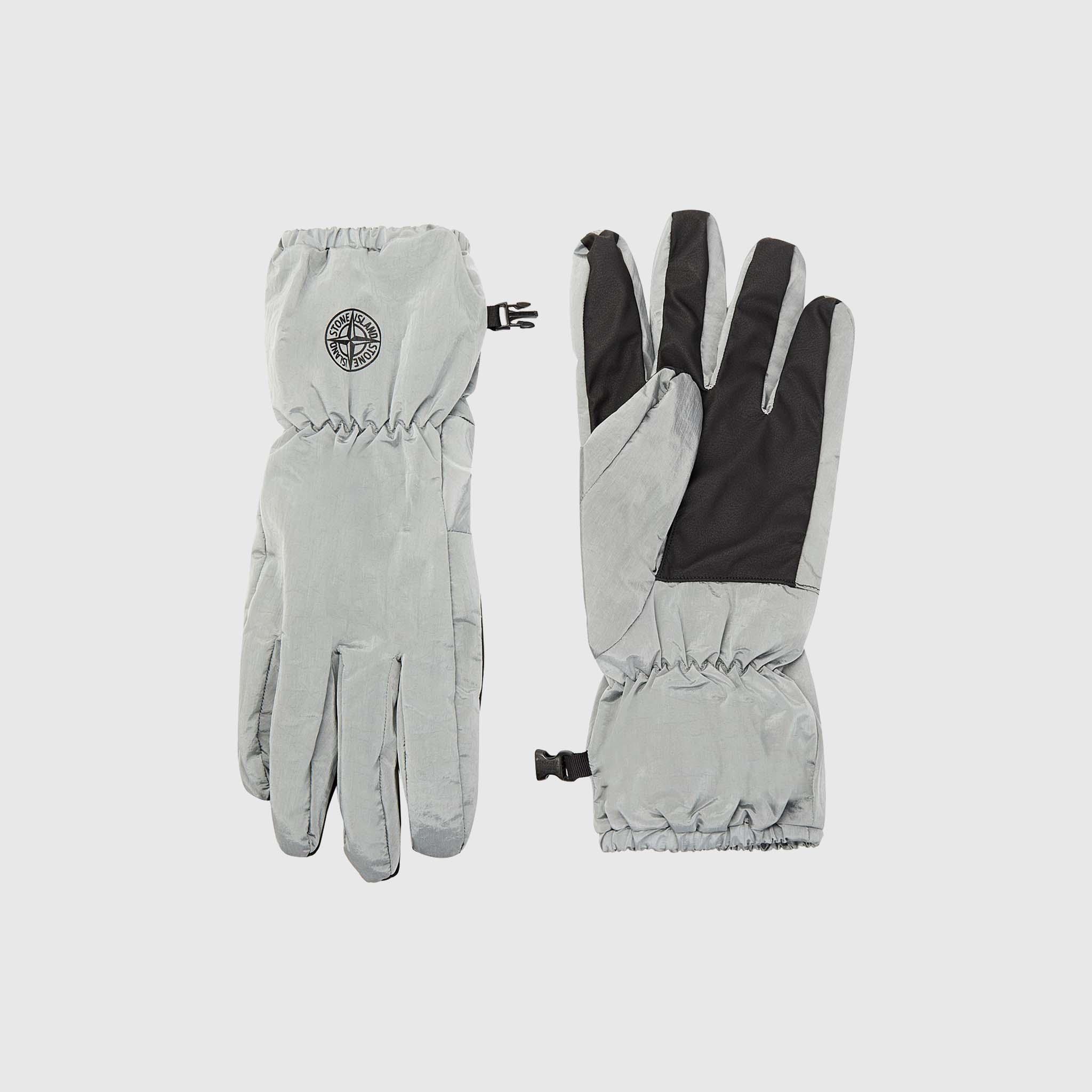 Stone Island Nylon Metal In Econyl® Regenerated Nylon Gloves in Gray for  Men | Lyst