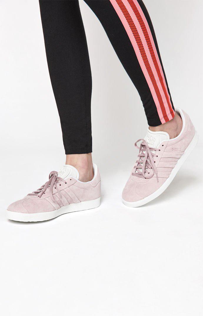 adidas women's pink gazelle sneakers