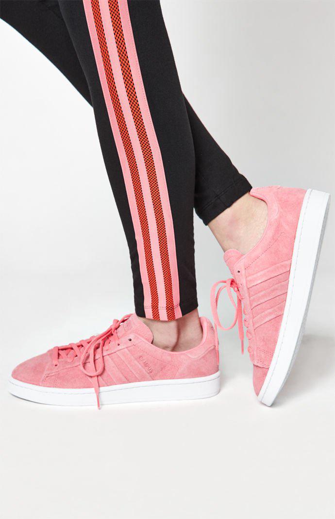 adidas campus stitch and turn pink