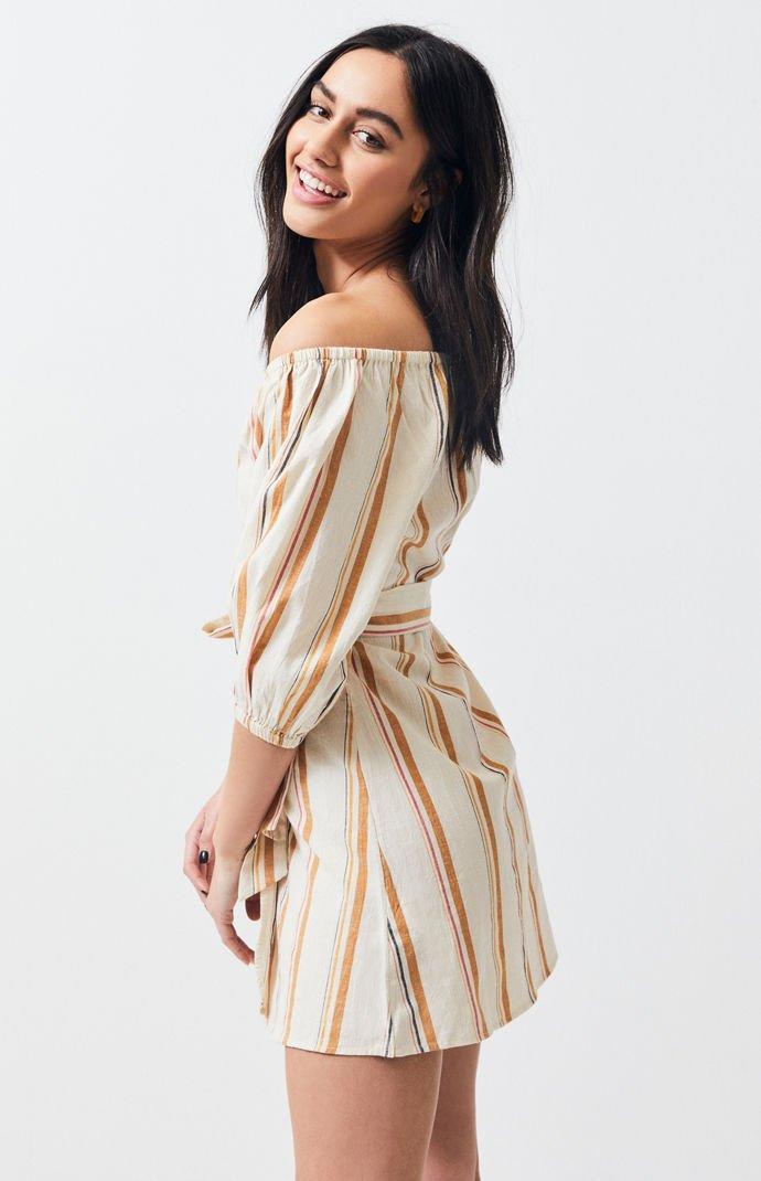 billabong best dressed wrap dress