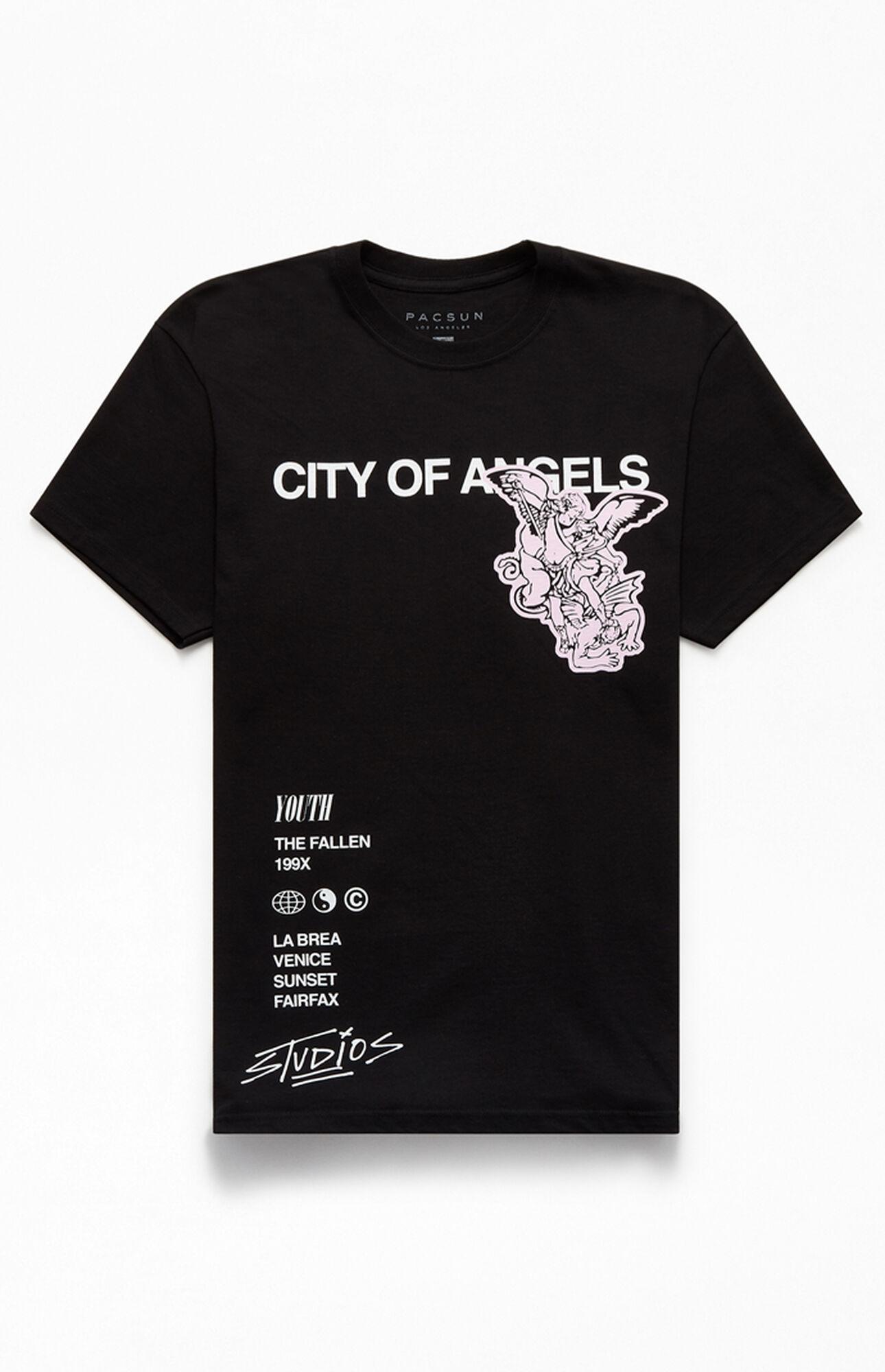 PacSun City Of Angels T-shirt in Black for Men | Lyst