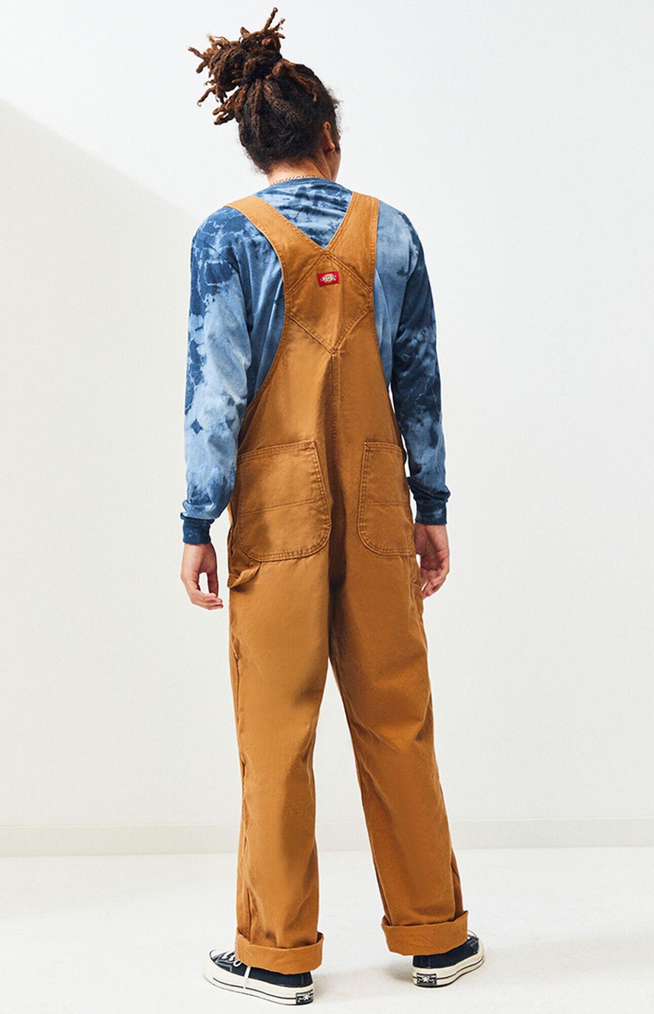 Dickies Tan Duck Denim Overalls in Brown for Men Lyst