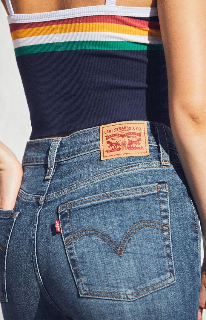 levi's tough love wedgie skinny jeans