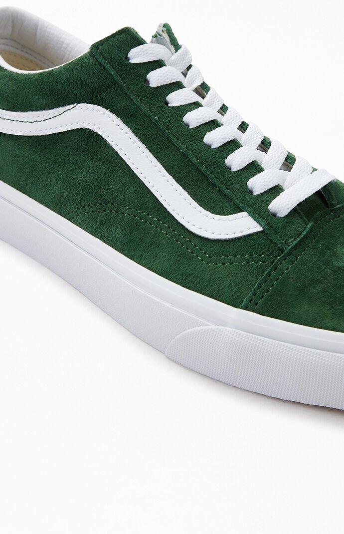 vans pig suede old skool green