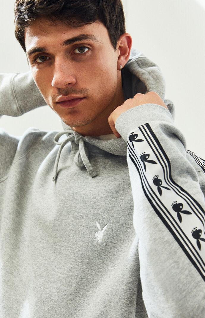 PacSun Fleece X Playboy Taped Pullover Hoodie in Heather Grey (Gray) for Men  - Lyst