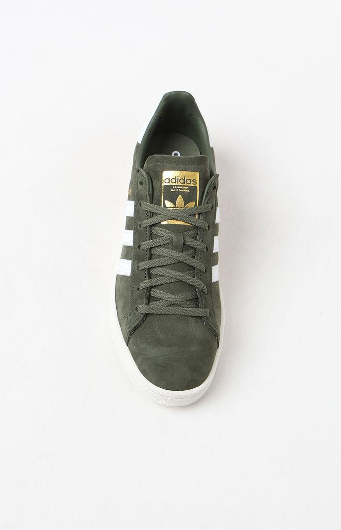 Confused Undo account adidas Suede Women's Olive Campus Sneakers in Green | Lyst
