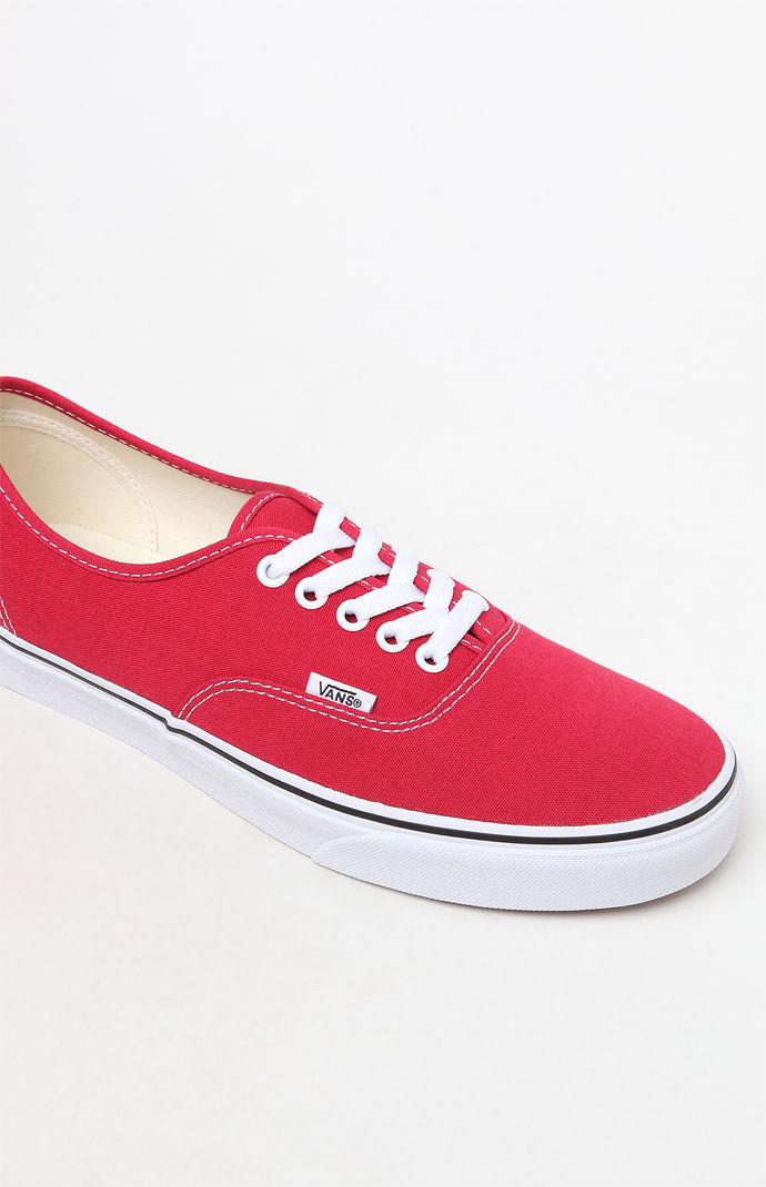 vans authentic crimson vans authentic crimson