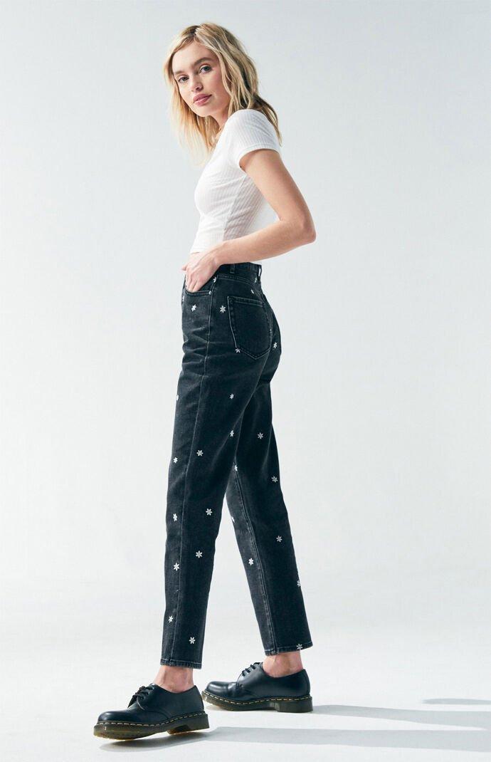 PacSun Denim Black Raining Daisy High 