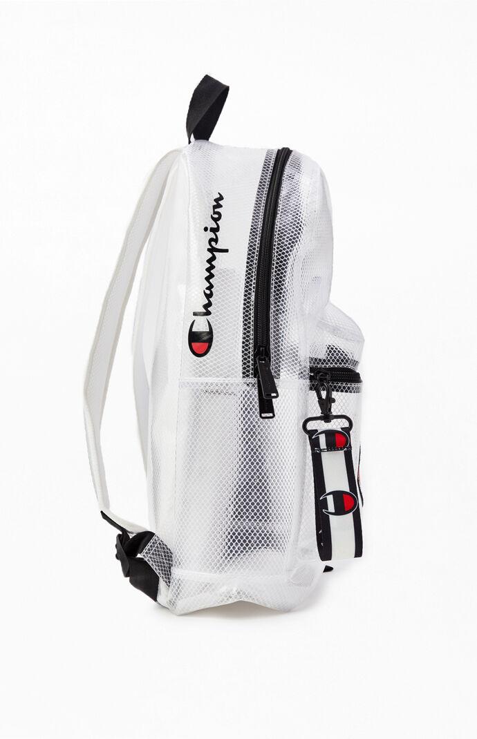 Clear champion backpack hotsell