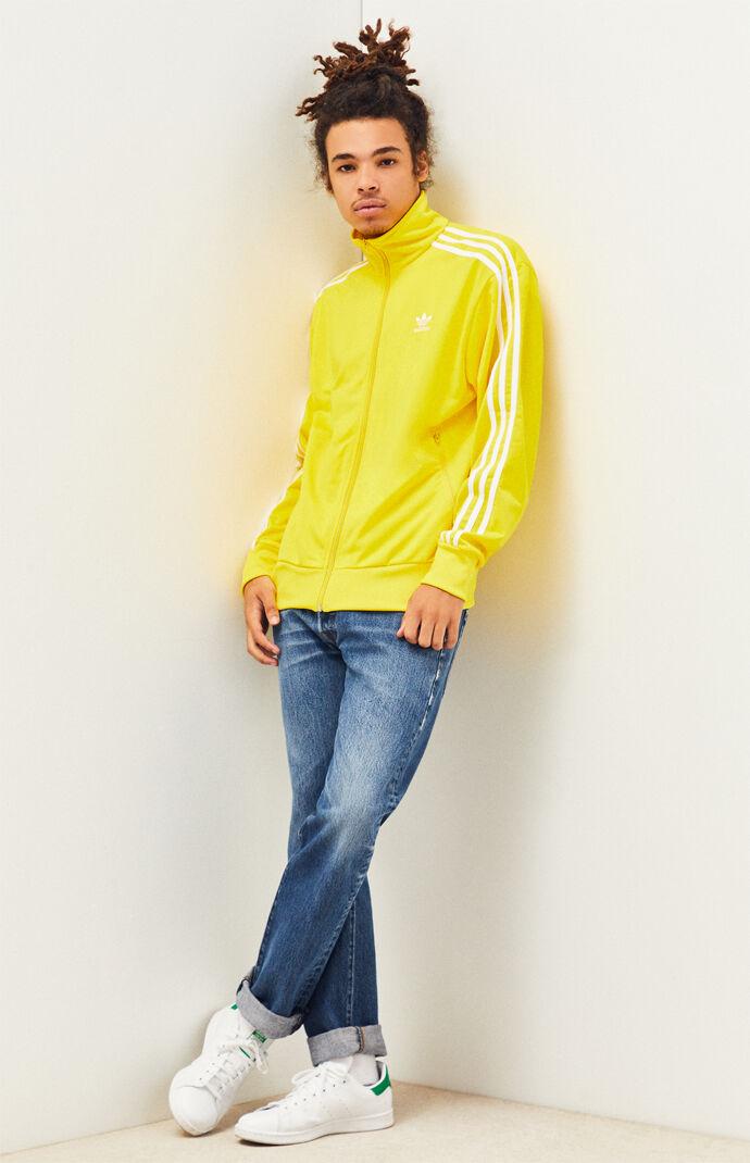 adidas firebird yellow