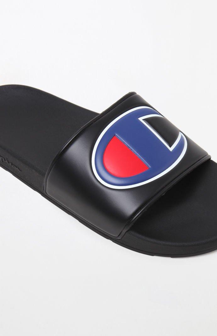 black champion slides mens