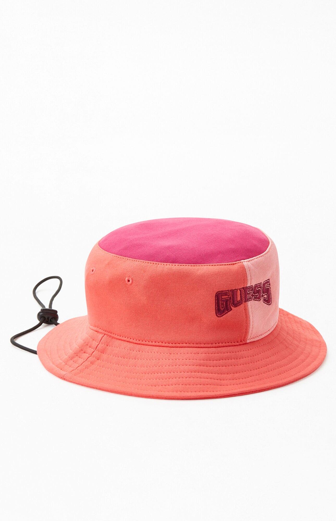 Pink guess bucket hat Clearance