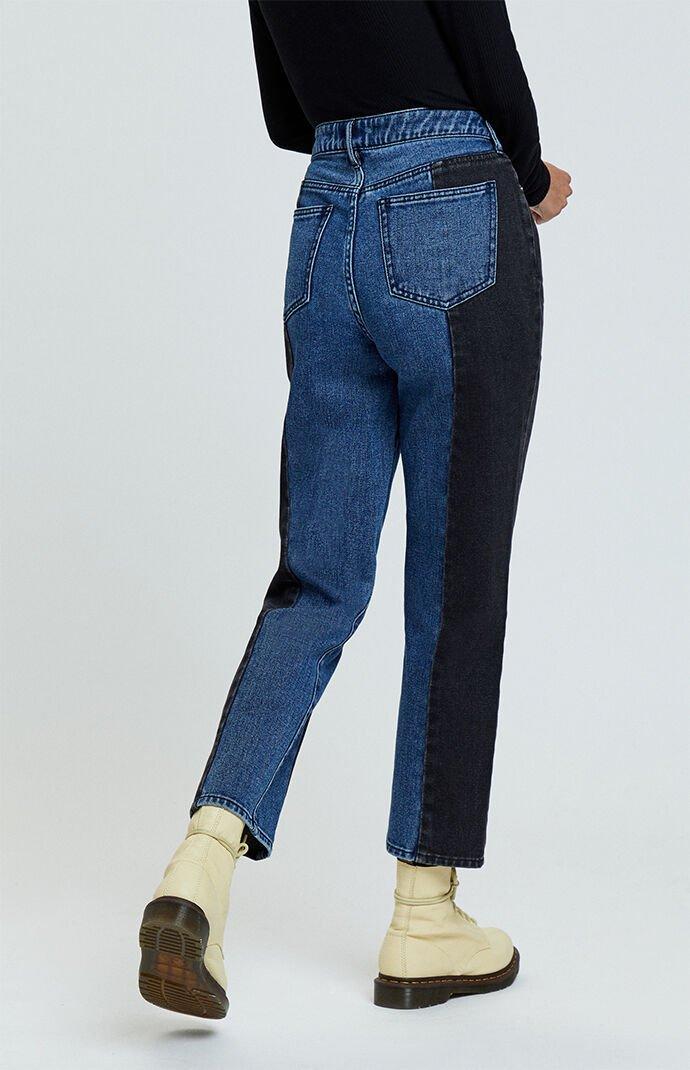 PacSun Denim Indigo Moon Mom Jeans in 