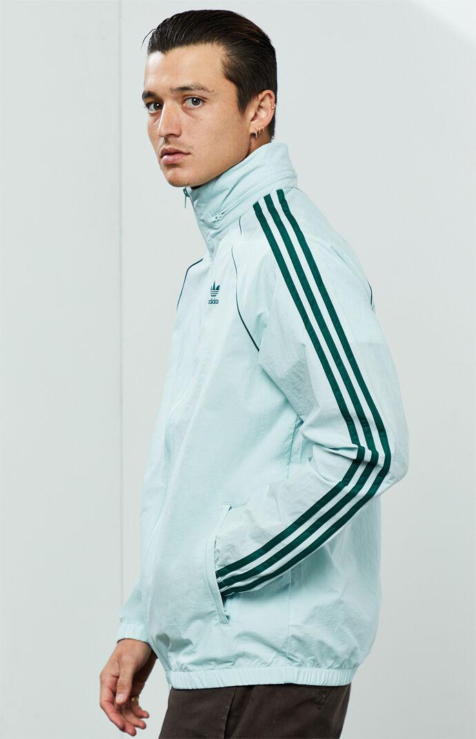 adidas sst windbreaker green