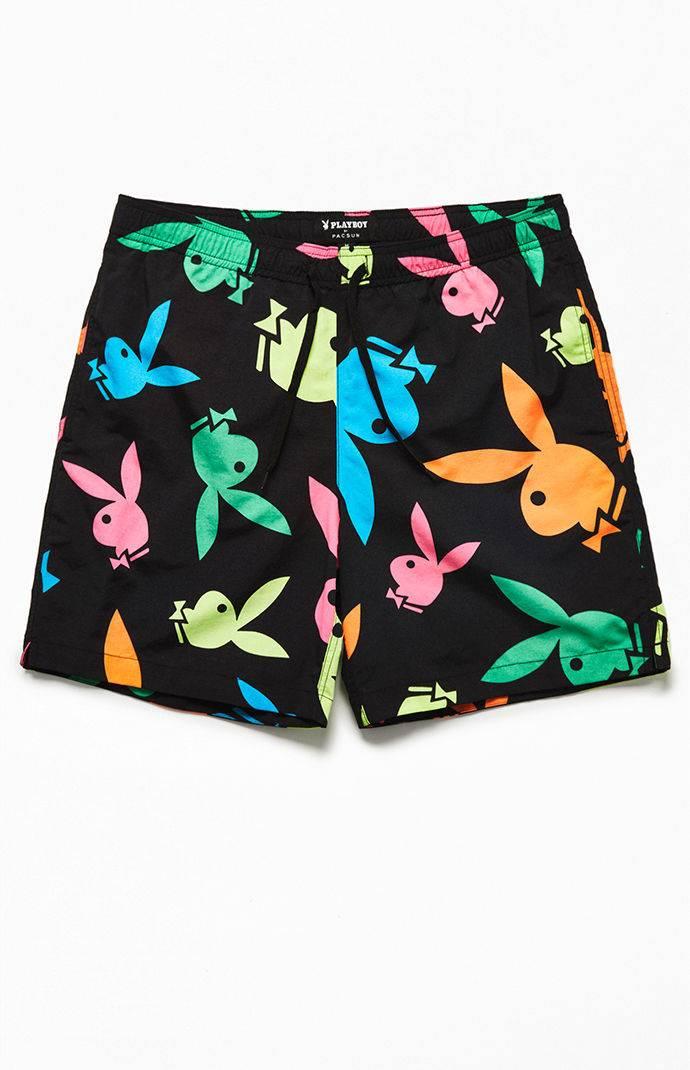 PacSun X Playboy Neon Button Up Shirt 
