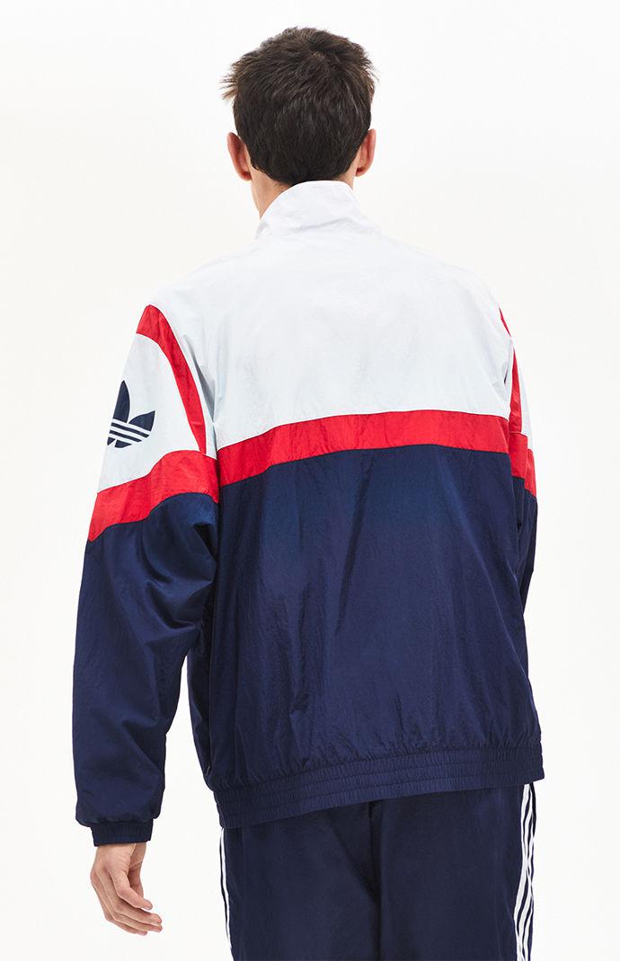 adidas sportive navy track jacket
