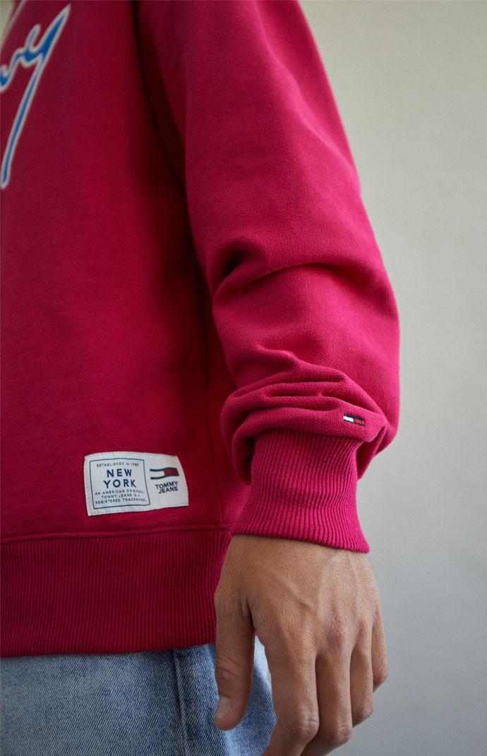 tommy jeans signature crew sweat