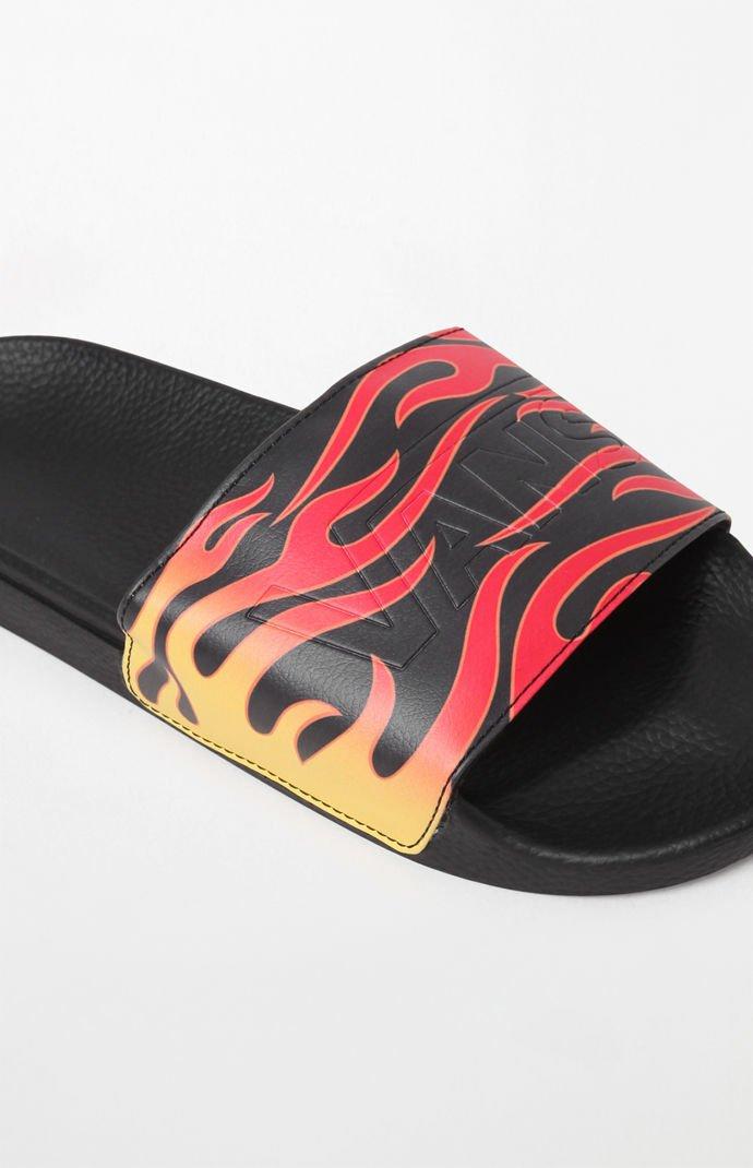 vans flame slides