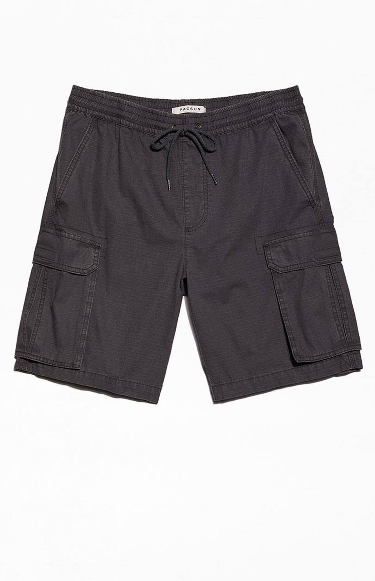 PacSun Black Baggy Cargo Shorts in Blue for Men Lyst