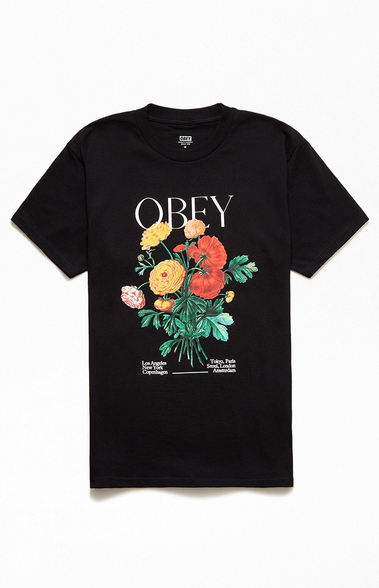obey flower shirt