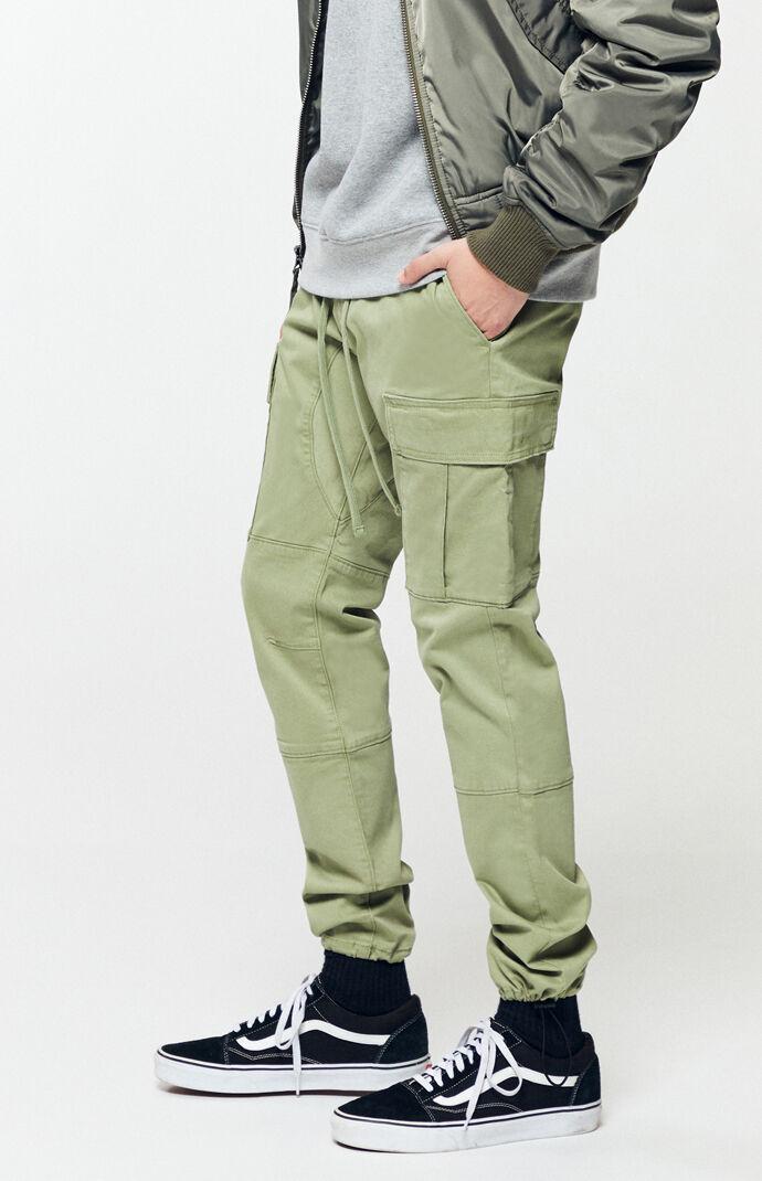 pacsun green cargo pants