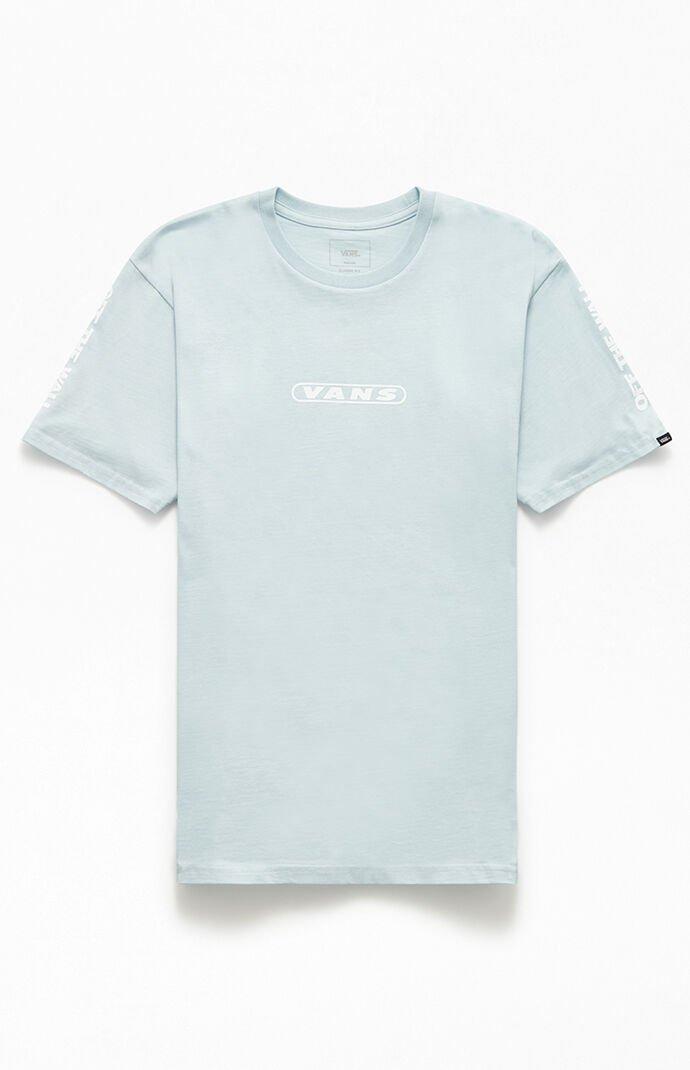light blue vans t shirt