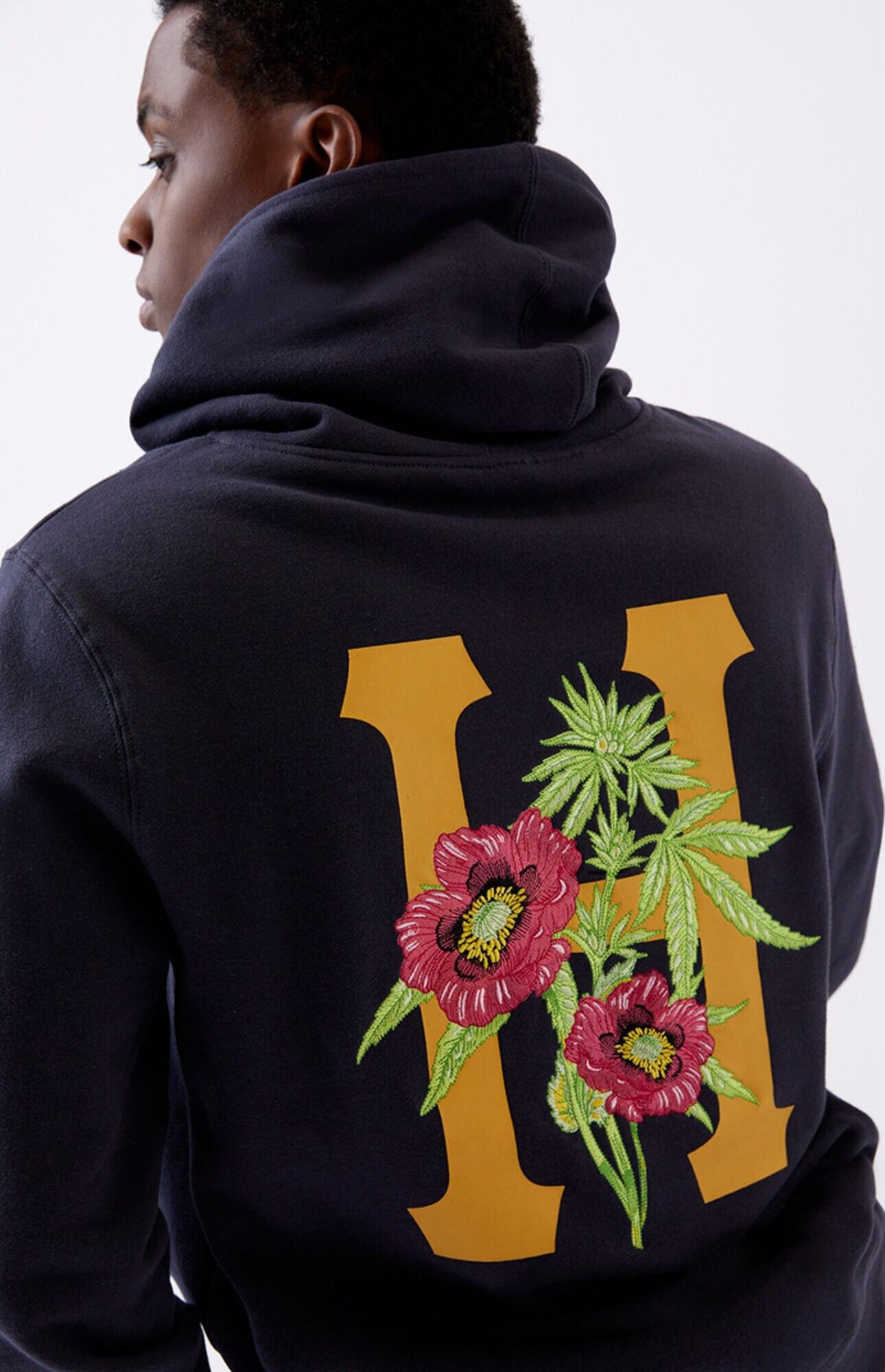 huf flower hoodie