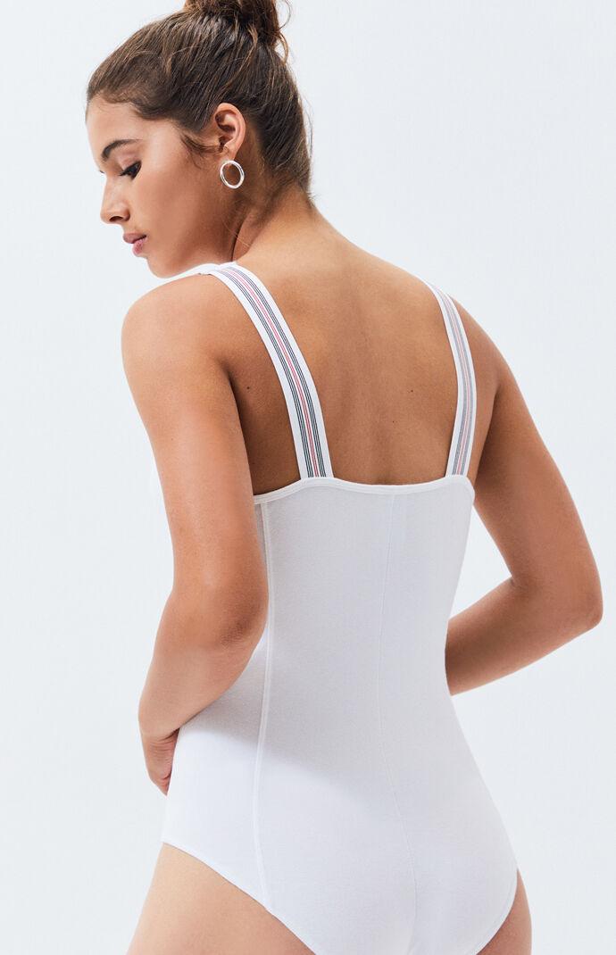 white champion bodysuit