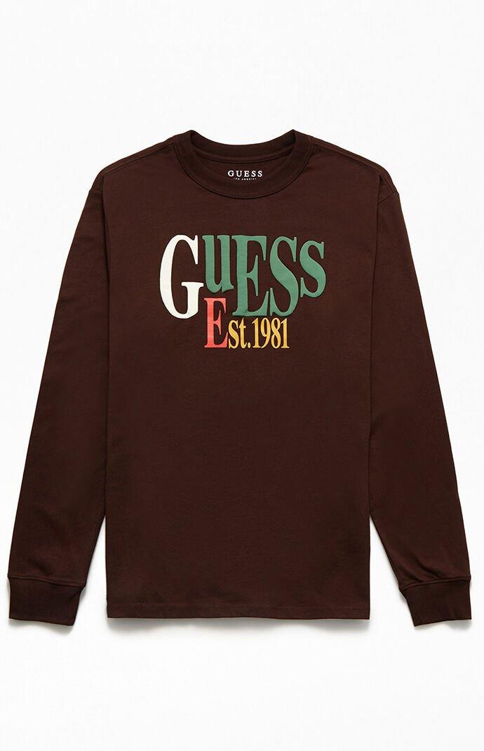 guess brown shirt