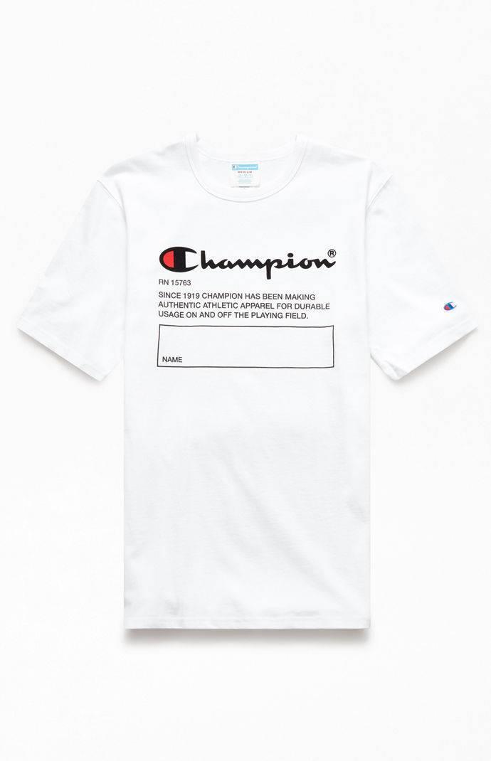 champion 1919 t shirt