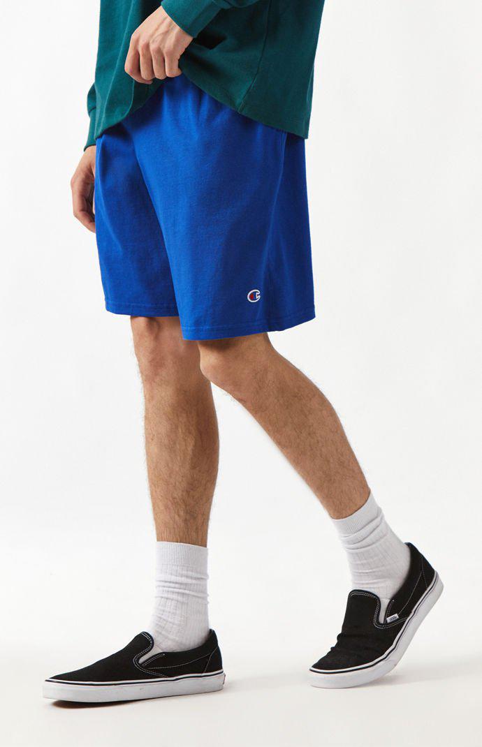 champion jersey drawstring active shorts