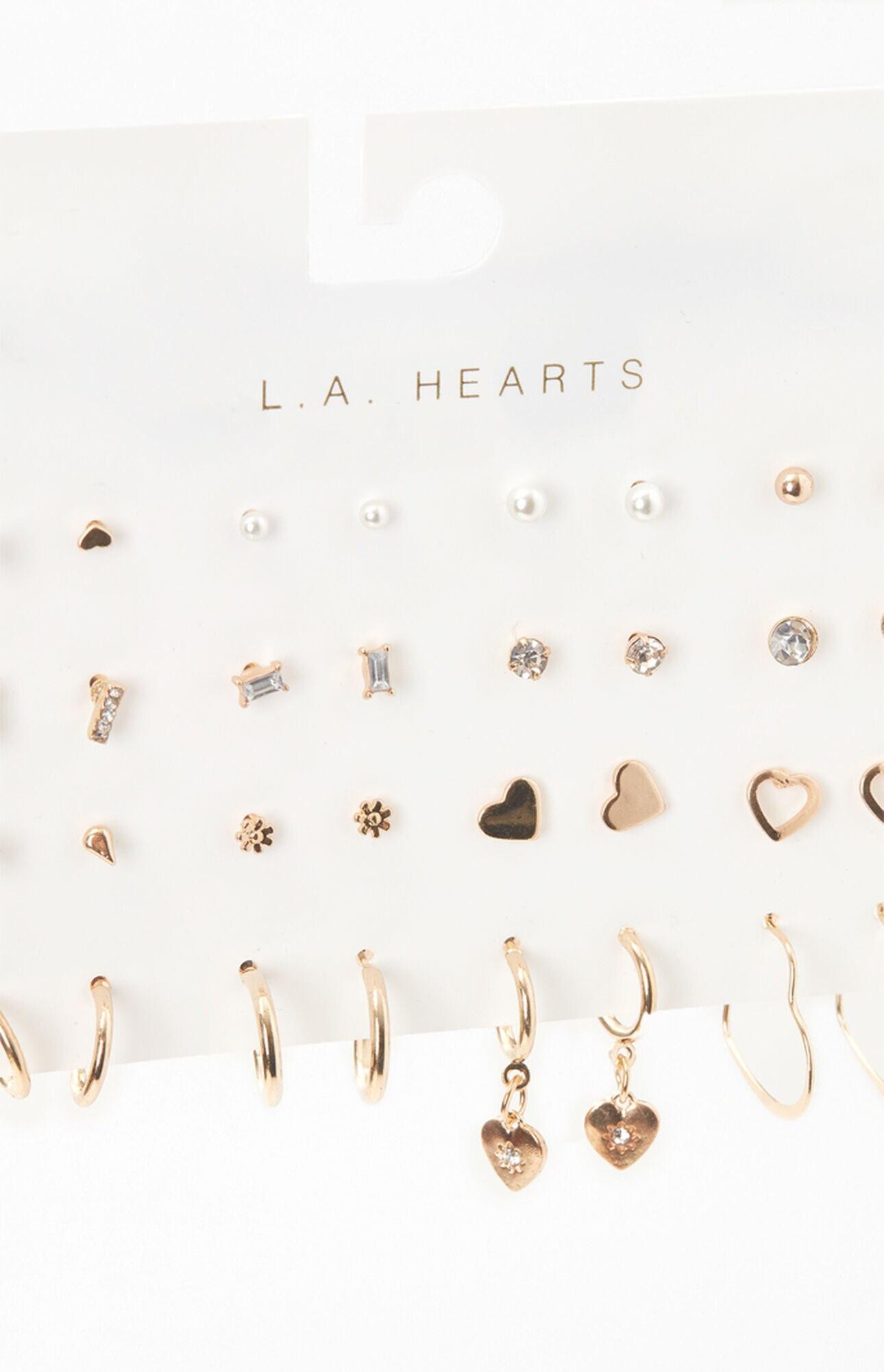 La hearts earrings best sale