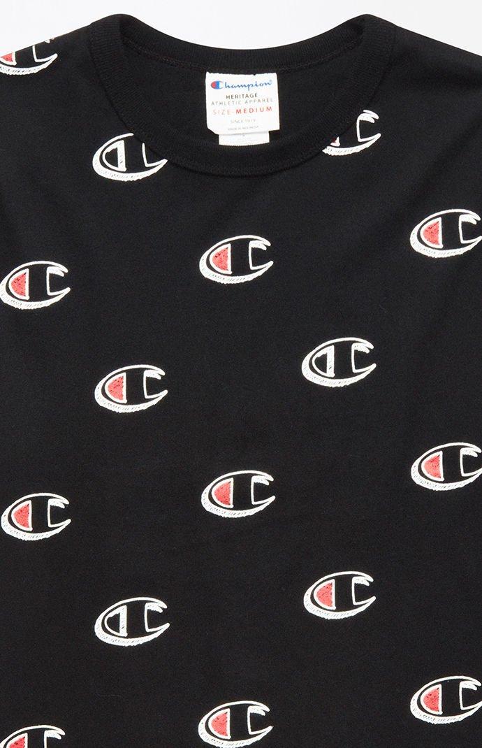 champion heritage all over script