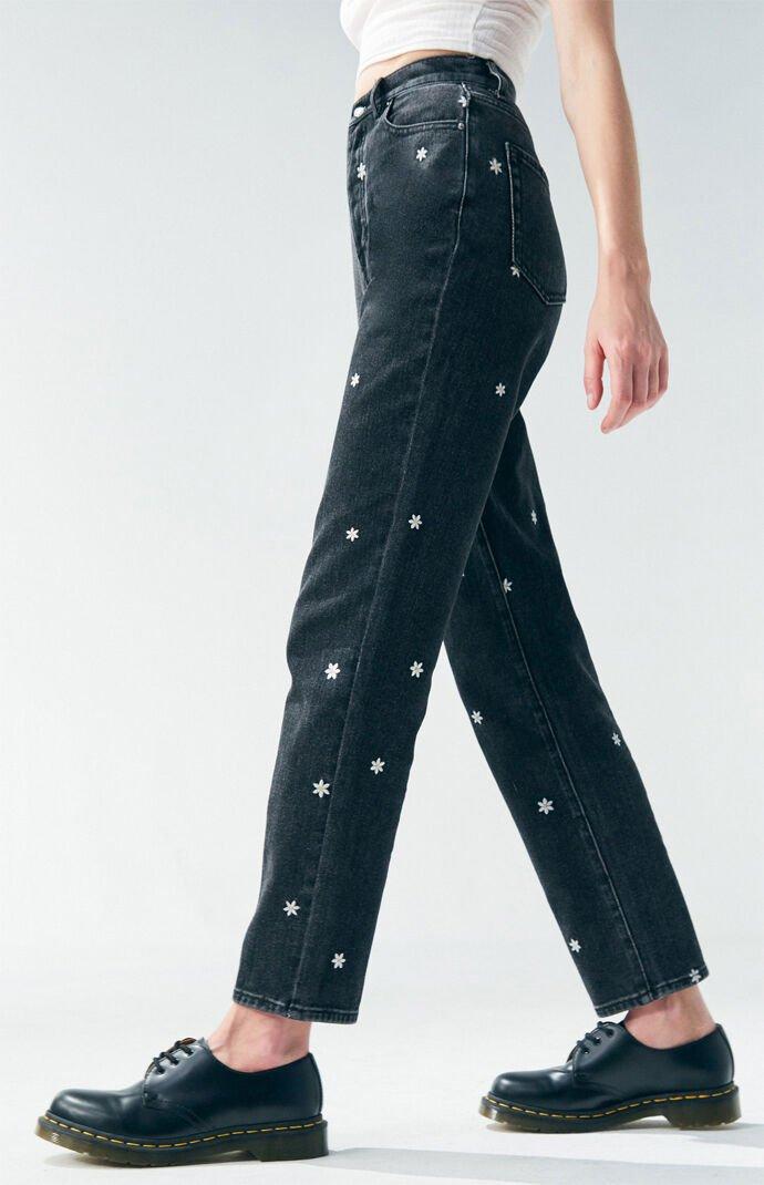 PacSun Denim Black Raining Daisy High 