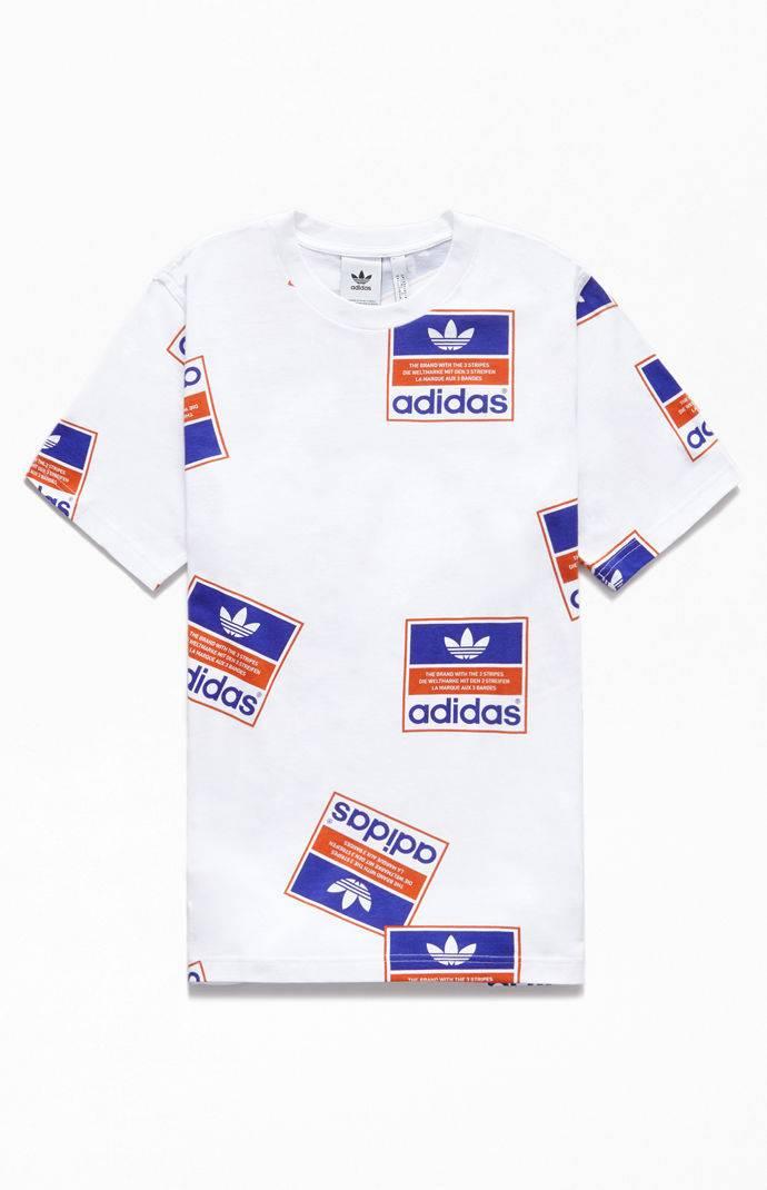 adidas sticker bomb tee